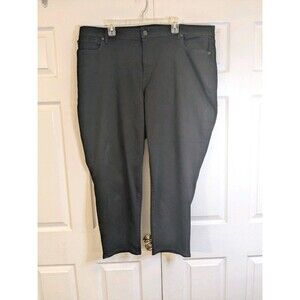 Talbots Flawless Girlfriend Curvy Black Jeans Women's Plus Size 22W Stretch
